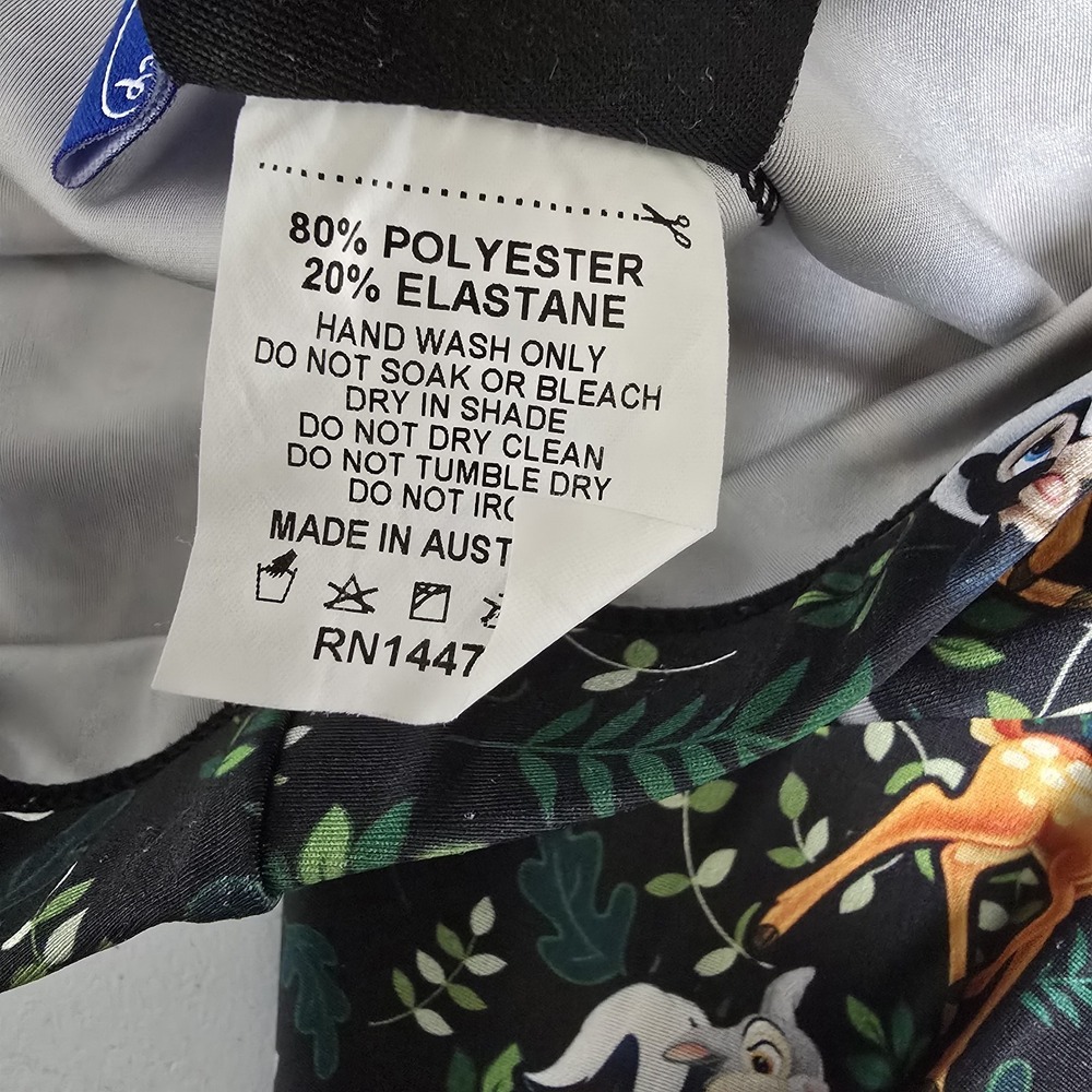 Black Milk Womens Disney Bambi Forest Floral Leggings Size XL Stretch Whimsy - Picture 9 of 9